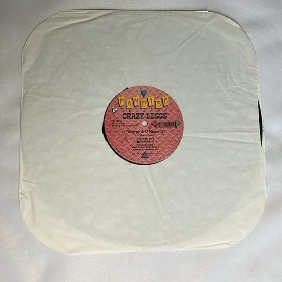 ✨ MIAMI BASS ✨ CRAZY L'EGGS – "HAPPY & U KNOW IT / DOIN' HIS OWN THANG" VINYL ✨✨ - Picture 3 of 6
